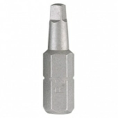 Вставка (бита) торцевая 1/4", SQUARE, №0, L = 25 мм, квадратная KING TONY 102500R