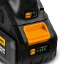 Шлифмашина угловая аккумуляторная RUNTEC PRO 125 мм, 20В, 2*4Ач, 900Вт RUNTEC RT-AG900