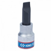 Насадка (бита) торцевая 3/8", Slotted, 1,2х8 мм, L = 50 мм KING TONY 302208