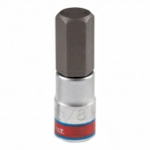 KING TONY Насадка (бита) торцевая 1/4", Hex, 3/8", L = 37 мм