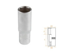 Головка торцевая глубокая шестигранная 1/2" 19 мм AFFIX AF00140019
