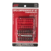Набор бит JTC 5364 (1/4", TORX, HEX, SPANNER, с магнитным держателем, 33 предмета в боксе)