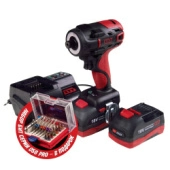 Аккумуляторный шуруповерт MIGHTY SEVEN DS-201AP, 18 В, 4 предмета, кейс, в комплекте набор бит