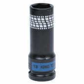 Головка торцевая ударная глубокая 1/2", 19 мм, тонкостенная KING TONY 441519M