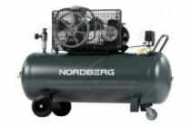 Компрессор поршневой с ременной передачей NORDBERG NCP300/690 (380В, ресив. 270л, 690л/мин)