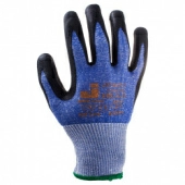 Перчатки полиэтиленовые с нитриловым покрытием упаковка 12 пар JETA SAFETY JCN051
