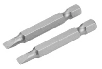 Набор вставок (бит) торцевых 1/4" Slotted 6,5х1,2 мм 50 мм 2 предмета TOLSEN TT20307