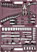 Набор инструмента универсальный Thorvik TS101 (1/4", 1/2"DR, 101 предмет)