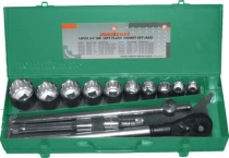 Набор головок торцевых дюймовых S04H6615S (S04H6415S), 3/4"DR, SAE 7/8"--2", 15 предметов