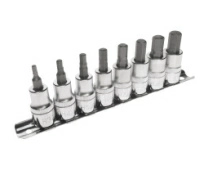 Набор бит-головок JTC H308H (3/8", HEX, H3-H10, 8 предметов)
