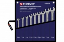 Набор комбинированных карданных ключей Thorvik CSWS9TB в сумке, 6-19 мм