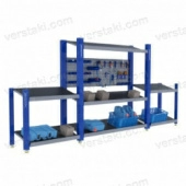 Стеллаж торговый комбинированный KronVuz CT N2 12Х10 N3 20X19-S1 N2 12X10-KV-N-01