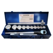 Licota ALT-6001W Набор торцевых головок 3/4", 12гр., 22-50 мм, 15пр.