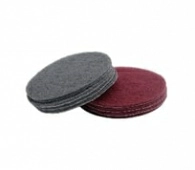 PREMIUM SCUFF диск на нетканной основе, карбид кремния Ø150мм, Fine Р360, (красный)