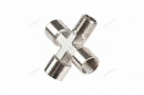 Переходник крест FFFМ1/4" NPX2FFFM