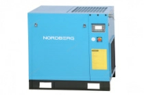 Компрессор винтовой NORDBERG NCC20 (15 кВт, 10 бар, 1910 л/мин, IP55, без ресивера)