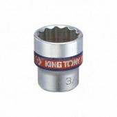 Головка торцевая стандартная двенадцатигранная KING TONY 333020S, 3/8", 5/8", дюймовая