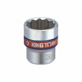 Головка торцевая стандартная двенадцатигранная KING TONY 333026S, 3/8", 13/16", дюймовая