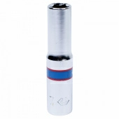 Головка торцевая глубокая шестигранная 1/4", 7 мм KING TONY 223507M