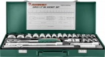 Набор головок торцевых S04H4724S, 1/2"DR, 8-34 мм, 24 предмета