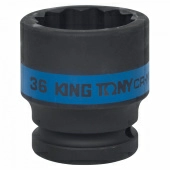 Головка торцевая ударная двенадцатигранная 3/4", 36 мм KING TONY 653036M