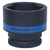 Головка торцевая ударная шестигранная 1", 80 мм KING TONY 853580M