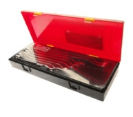 Набор ключей накидных JTC K6083 (8-24 мм, 45 град., 8 предметов в кейсе) 