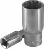 Головка торцевая глубокая 12-гранная 1/2"DR 27 мм JONNESWAY S04HD4727