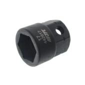 Головка торцевая ударная мини JTC 442817 (1/2", 17 мм, L=28 мм)