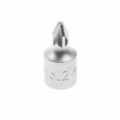 Насадка (бита) торцевая 1/4" Pozidriv №2, L = 25 мм KING TONY 201802X
