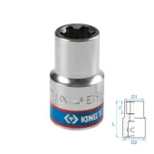 Головка торцевая TORX Plus 1/2", EP18, L = 45 мм KING TONY 433E18M
