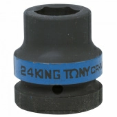 Головка торцевая ударная шестигранная 1", 24 мм KING TONY 853524M