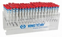 Стенд с прецизионными отвертками KING TONY 31419MR, серии 1431, 1432, 1433, 114 предметов