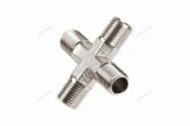 Переходник крест MMMМ1/4" NPX2MMMM
