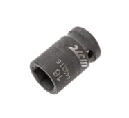 Головка торцевая ударная JTC 443816 (1/2", 16 мм, L=38 мм)