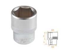 Головка торцевая стандартная шестигранная 1/4" 14 мм AFFIX AF00020014