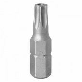 Вставка (бита) торцевая 1/4" TORX, T10, L = 25, с отверстием KING TONY 102510U