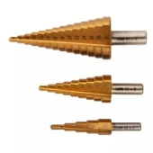 Набор ступенчатых сверл GARWIN INDUSTRIAL 102550-4-12*4-30 (4-12, 4-20, 4-30 мм, HSS, TiN)
