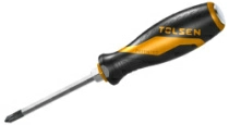 Отвертка крестовая "GRIPro" Phillips №3 150 мм силовая TOLSEN TT20127