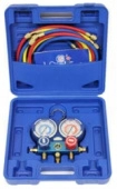 Группа манометрическая R22/R134/R407/R404 в комплекте со шлангами