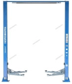 Двухстоечный подъёмник Nordberg N4120H1E-4B синий с электростопорами (380 В)