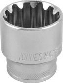 Головка торцевая SUPER TECH 1/2"DR 21 мм 13/16" E26 JONNESWAY S68H4121