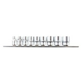 Licota TBS-22004 Набор торцевых головок 3/8" 12 гр. 5/16"-13/16" 9пр. на линейке