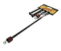 Набор головок торцевых для свечей зажигания 3/8" JTC H304S (удлиненных 3", 10", головка 14 мм,16 мм)
