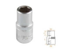 Головка торцевая стандартная шестигранная 1/4" 7 мм AFFIX AF00020007