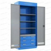 Шкаф для хранения инструментов KronVuz Box 1340 (RAL 5005/7012)