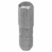 Вставка (бита) торцевая 1/4", HEX, 7 мм, L = 25 мм KING TONY 102507H