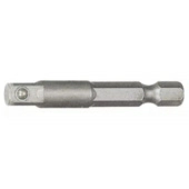 Адаптер с шестигр. 1/4" на квадрат 1/4" 100 мм Licota BAD12100