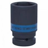 Головка торцевая ударная глубокая шестигранная 1", 41 мм KING TONY 843541M