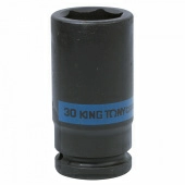 Головка торцевая ударная глубокая шестигранная 3/4", 30 мм KING TONY 643530M